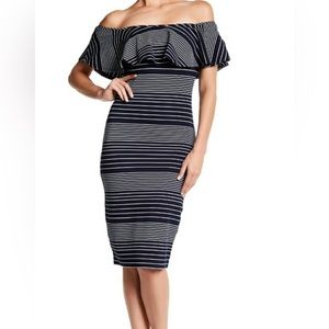 Romeo + Juliet Couture off the shoulder dress